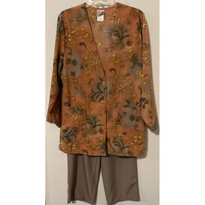 Vintage Style Uniform Advantage Womens Small/Medium Jacket & Pant Set! M796